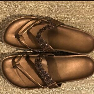 Brown Bronze Sandal - Comfort Says It All!